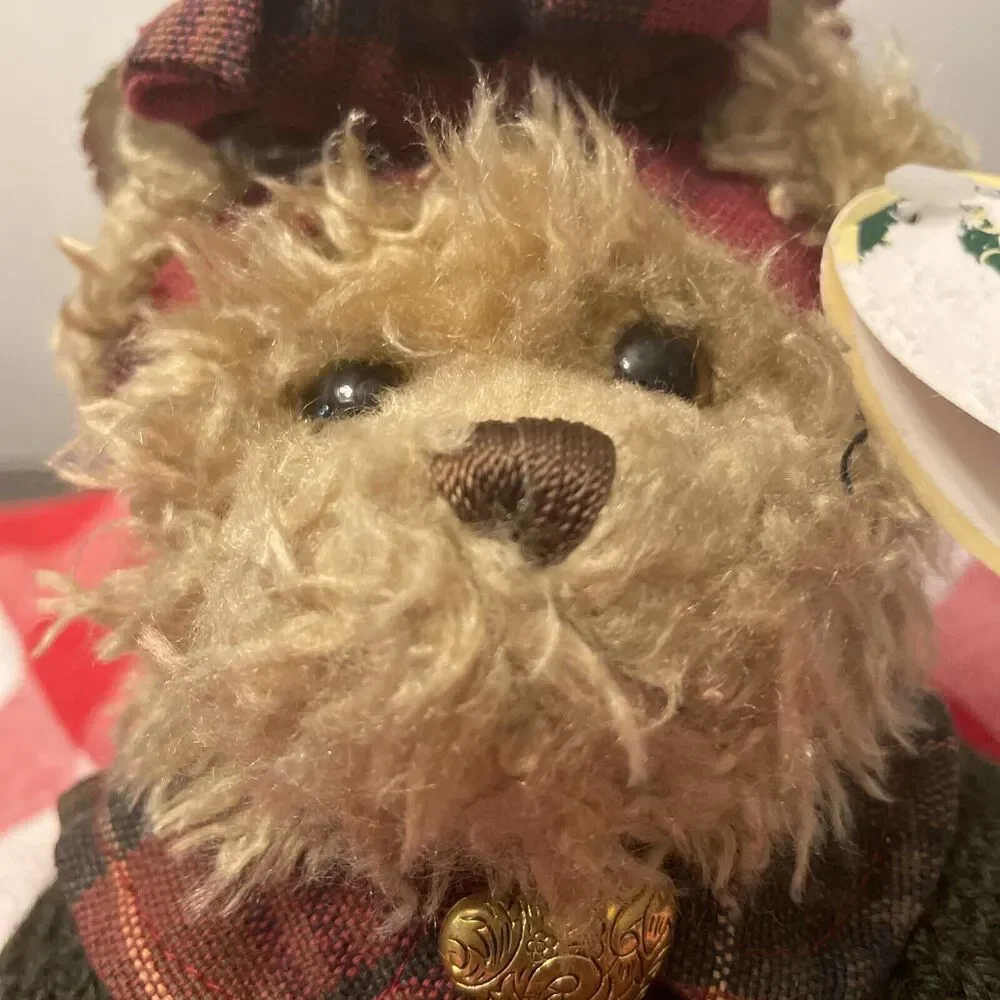 Vtg Bearington Collection Bear Martha Handcrafted Jointed Limited Edition